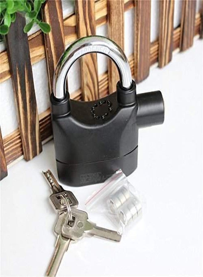 HYDERON Motion Sensor Alarm Security Lock for Home and Office Doors - Heavy-Duty Lock with 3 Keys for Enhanced Safety (Black, Pack of 1 Piece) - Image 5